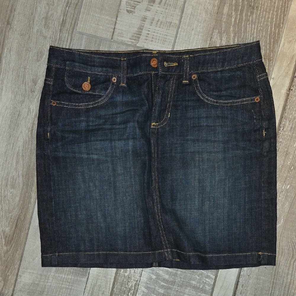 GAP Dark Jean Mini Skirt